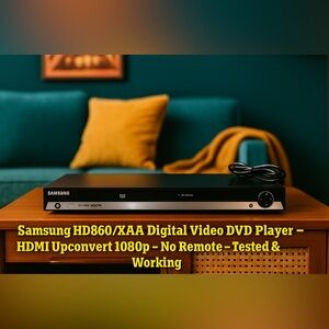 Samsung HD860/XAA Digital Video DVD Player HDMI Upconvert 1080p No Remote Tested
